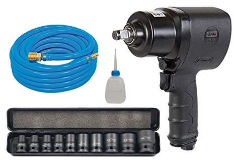 Elmag Druckluft-Werkzeugpaket SCHLAGSCHRAUBER-SET 6