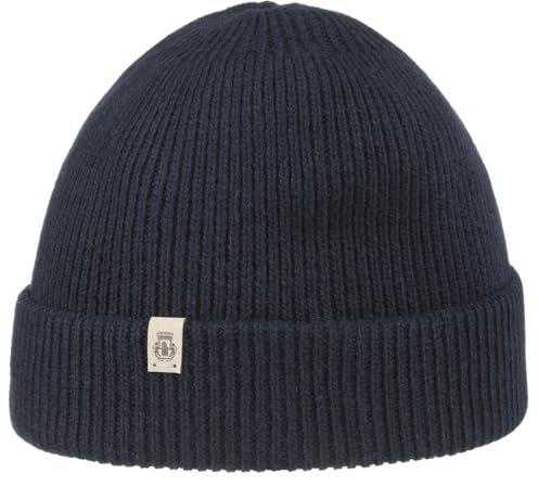 Roeckl Damen Essentials Umschlagmuetze Strickmütze, Blau, 6 1/2-7 1/4