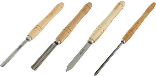 SET SGORGIE PER TORNITURA A LEGNO IN HSS DA 4 PZ. STUBAI S707004