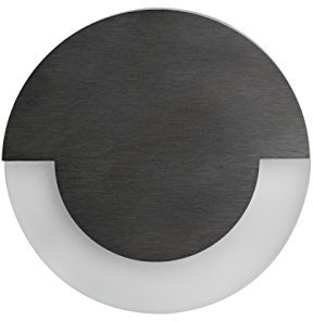 KOBERT GOODS - LED-Treppenbeleuchtung 1,3W mit 230V SOLA KALTWEIß in verschiedenen Formen Hochwertige Einbau-Spots für die Wand, Beleuchtung von Treppen und Stufen Strahler aus Glas/Aluminium