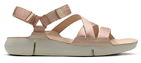 Clarks Tri Sienna, Sandales Bride arrière Femme, Or (Rose Gold), 35.5 EU