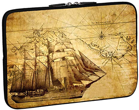 Pedea Design Tablet PC Tasche 10,1 Zoll (25,6 cm) Neopren, Sailing Ship