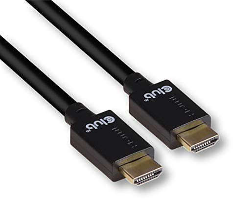 Club 3D CAC-1371 - Cable HDMI de alta velocidad (10 K, 120 Hz), color negro
