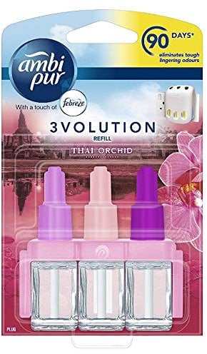 6er Pack - Ambi Pur 3volution Nachfüllung Elektrische Lufterfrischer - Thai Orchidee - 20 ml