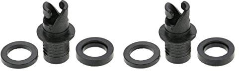 FALGXYY 2 Pieces Boat Foot Pump Hose Adapter H-R Valve Adapter Inflatable Boat Valves Hose Adapter