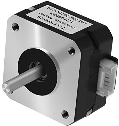 Twotrees NEMA 17 Schrittmotor für Titan-Extruder 3D-Druckermotor 17HS4023 mit Draht (Schwarz, 1Pcs)