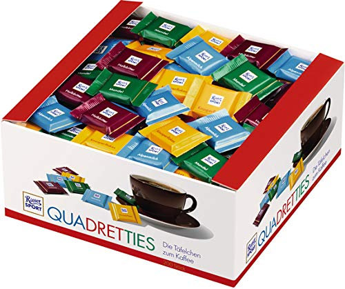 Ritter SPORT Schokoladentäfelchen Quadretties, 200 x 5 g (1 kg)
