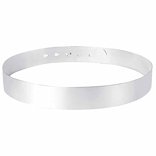BABEYOND Damen Metall dekorativen Gürtel dünnen Gürtel elastischen Taille Strap für Kleider Gold M