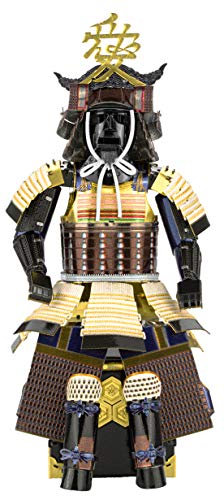 Fascinations MMS463 Metal Earth Metallbausätze - Rüstung Samurai Amor Naoe Kanetsugu, lasergeschnittener 3D-Konstruktionsbausatz, 3D Metall Puzzle, DIY Modellbausatz, 2.25 Metallplatinen, ab 14 Jahre