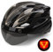 Shinmax Casco Bici con Luce di LED,Certificato CE, Casco con Visiera Magnetica Staccabile Shield Casco da Bici Leggero Regolabile Casco da Bicicletta Unisex Adulto Skateboarding Sci Snowboard 56-62cm