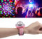 Mini Disco Ball Children's Disco Light Party Light, Mini Disco Ball Light with Battery Wireless Small Disco Ball Bracelet, Mini LED Light Starry Sky Projector Lamp Children Portable Disco Ball Light
