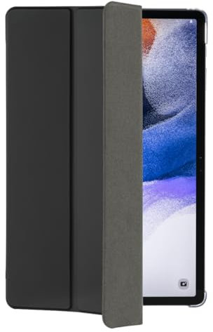 Hama Tablet Hülle „Fold Clear“ für Samsung Galaxy Tab S7/S8 11 (Schutzhülle mit Tablet-Stand zum Klappen, Tablet Tasche für Auto-Schlaf/Wach, Samsung Tablet Hülle mit S-Pen Stifthalterung) schwarz