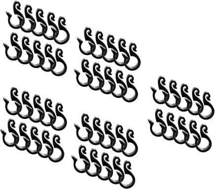 HaGa® Lot de 50 crochets de suspension pour tuyau d'égouttement – Ø 16 mm