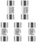 Heschen Fusibili cilindrici in ceramica, RT18-125(RO17), 22 * 58 mm, 100A 500VAC, Tipo gG, confezione da 5