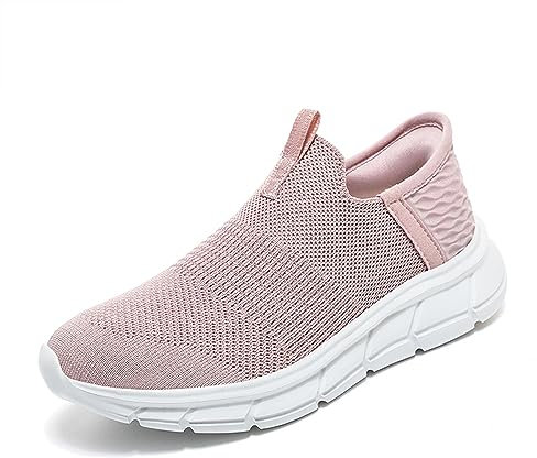 Uomo Donna Scarpe da Ginnastica Sportive Sneakers Dimensione Running Basse Basket Sport Outdoor Fitness Respirabile Mesh Scarpe da Corsa Scarpe da Barca Mesh Scarpe da Camminata,Rosa/EU39