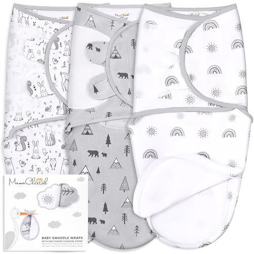 Baby Pucksack 3-6 Monate, Bio-Baumwolle, Pucksack für Säuglinge, Pucktuch für Babys, Pucktuch für Babys, einfaches Pucken für Mädchen