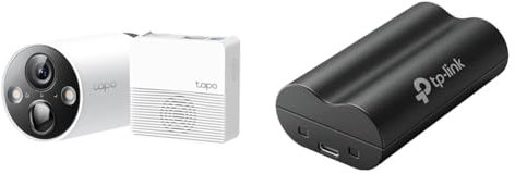 TP-Link Tapo 2K 4MP Überwachungskamera Aussen Akku, Bundle aus Tapo C420S1 und Ersatzakku Tapo A100