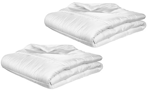 DREAMSTAR Eco 2er Set Winter Bettdecken für die kalte Jahreszeit | warme Steppdecken ideal für den Winter | waschbar 40 Grad | Öko-Tex Zertifiziert | 135 x 200 cm