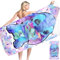 Strandtuch für Kinder,150x75cm Handtuch Baumwolle für Jungen und Mädchen,Weiches und Saugfähiges Badetuch mit Süßes Muster,Für Den Strand,Sand,Pool