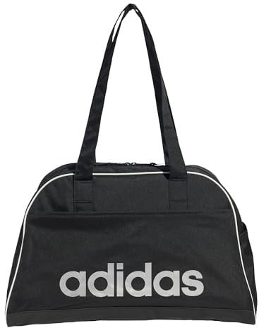 adidas Damen LINEAR Essentials Bowling Bag, Black/Silver Metallic, One Size