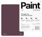 Hemway - Peel & Stick Sample for Our Premium Chalk Paint - Aubergine Purple | A5 Damage-Free, Accurate Colour Swatch | Easily Test Our Chalky Matt Shabby Chic Finishes for Interior Furniture & Walls
