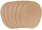 fanquare Ovale gewebte Platzsets Satz von 6 Braun Baumwolle Seil Geflochtene Platzsets hitzebeständig Waschbar rutschfeste Tischsets für Küche Esstisch, Home Dekoration 30x40cm