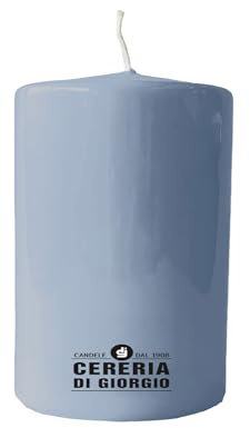 Kerze Durchmesser 7 cm Höhe 10 cm - Dusty Blau