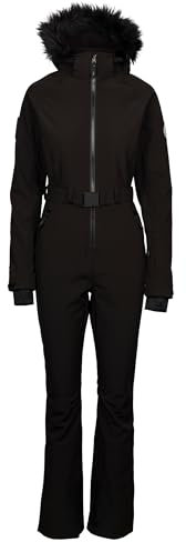 DLX Damen Valene Overall, Black, XS