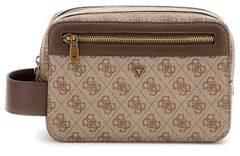 GUESS Milano Beauty Case Beige/Brown