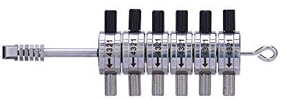 QiDAi Car Pick and Decoder Tool 6Pin Tibbie Lock Picking,Professional Auto Locksmith Tool Open Auto Kit (A Set)