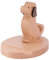 Housoutil Dog Phone Holder, Cute Puppy Wooden Desk Phone Stand, Novelty Dog Cellphone Stand Holder, Mobile Phone Stand for Universal Cellphone