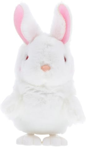 Toyvian Aufziehspielzeug Hase 12.5X8X5.5Cm Hüpfendes Kaninchen Plüsch Aufziehhasen Kinderspielzeug Partygeschenk Für Geburtstage Indoor Outdoor