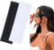 BELEVO Haarband Damen Sport, 5cm Headband Yoga Stirnband Damen Antirutsch Hair Band Unisex Haarbänder für Fitness Laufen Exercise Gym (Schwarz, Weiß)