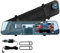 4k Rückspiegel Dashcam Frontkamera Dash Cam Spiegel mit Parküberwachung,Nachtsicht,G-Sensor Loop-Aufnahme Dashcam Vorne Kamera, 170°Weitwinkel WDR, WiFi GPS,7-32V für LKW und Auto tauglich