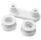JPshop - Kit 4 Ruote con supporti per cestello lavastoviglie compatibile con Rex Electrolux 50269972001
