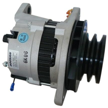 Sogoparts 24V 45A Lichtmaschine 300901-00007 ALT45206 65.261017153 Kompatibel mit Daewoo Doosan Motor P222LE DP158 DP180 DP222LC P158LE-2 P180LE P180LE-S Kompatibel mit Clark Engine Verschiedene