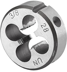 Strumenti di filettatura Filiera for filettatura tonda 3/8-28 UN, filiera for filettatura a macchina 3/8 x 28 UN destra