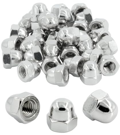 Dado Cieco Acciaio Inox A2 M8 DIN 1587 50 pezzi