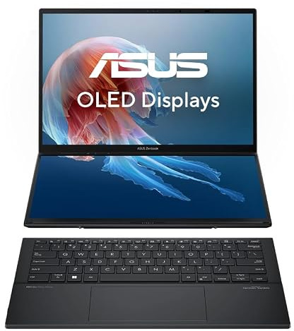 ASUS Zenbook Duo UX8406CA-QL055W・Intel Core Ultra 9・35,6 cm (14)・1920 x 1200 Pixel・16 GB・1 TB・Windows 11 Home (90NB14X1-M00A70)
