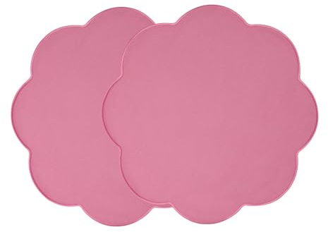 Villeroy & Boch – Fleur Gifts Stoffservietten Set, 2-teilig, Maße: ca. 40 × 40 cm, Rosa, Textile Tischdekoration, Florales Design, Hochwertige Baumwolle