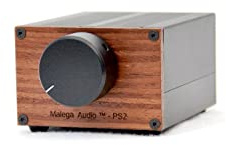 Malega Audio Audiophile Passive Preamplifier - High End Stepped Attenuator PS2 (Two pairs RCA In One pair RCA Out)