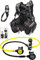 Cressi Start Pro Set Completo de buceador, Unisex, Negro/Plateado/Amarillo, S