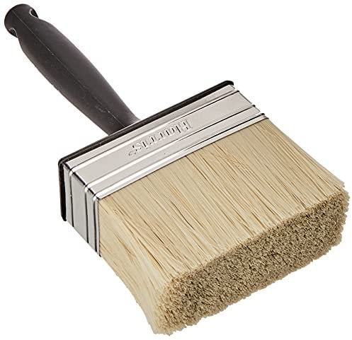 Harris Essentials All-Purpose Large Flat Block Paint Brush All-Round, Multi-Purpose Brush for Brick, Decking, Fence, Applying PVA, Cleaning and Treating 4