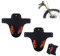 Sue Supply Fahrrad Schutzblech MTB Mudguard Bike Spritzschutz mit Kabelbinder (2 Stücke/orange)