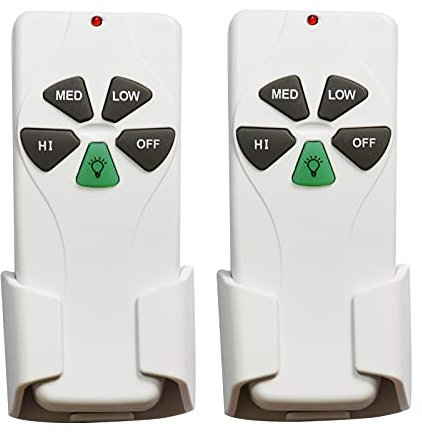 2Pack Remote Only. Replacement for Hampton Bay, Hunter, Harbor Breeze, Westinghouse, FAN-TT53 2Pack