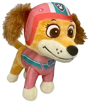 Play by Play Paw Patrol The Movie, 7 versch. Motive, 19 cm Plüsch Figuren Chase, Marshall, Liberty, Skye, Rubble, Rocky, Zuma, ORIGINAL Kuscheltier Lizenzware für Kinder - Kinofilm 2021 (Liberty)