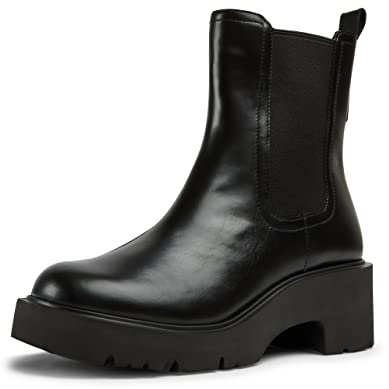Camper Milah K400575, Stivaletto Chelsea Donna, Nero 001, 40 EU