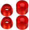 Harilla Skateboard High Elastic PU Longboard Truck Bushings Dichtung Shock Pad Lasche Zubehör Farben Durometer, Rot 95A Longboard
