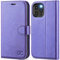 OCASE Custodia iPhone 14 Pro Max, Cover iPhone 14 Pro Max Interno TPU Antiurto Portafoglio [RFID Blocking] [Carta Fessura] [Supporto Stand] Custodie in Pelle per iPhone 14 Pro Max 6,7 - Viola