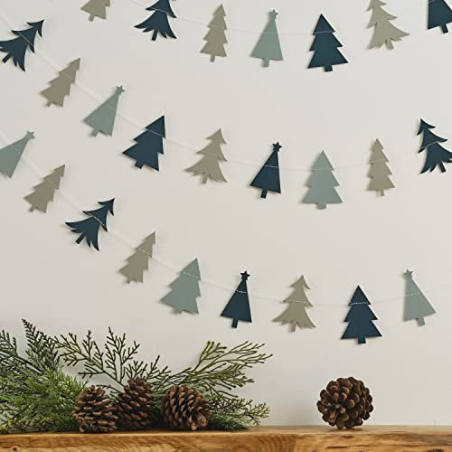 Ginger Ray Weihnachtsbaum Girlande Wimpelkette Party Papier Dekoration 4 Meter Länge NN-148